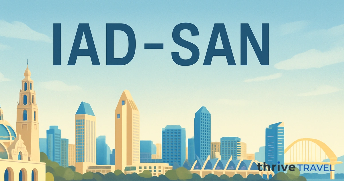 Washington to San Diego