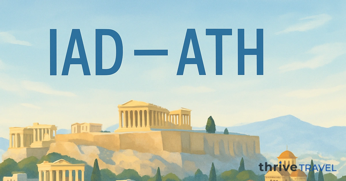 Washington to Athens
