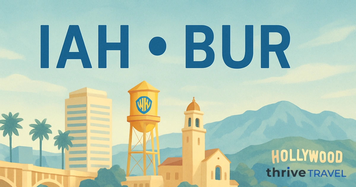 Houston to Burbank