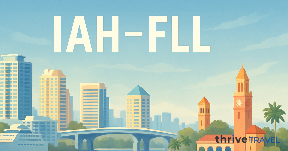 Houston to Fort Lauderdale