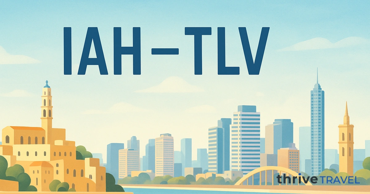 Houston to Tel Aviv