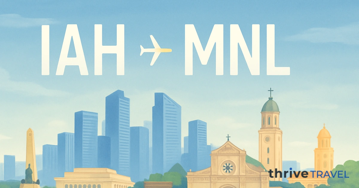 Houston to Manila