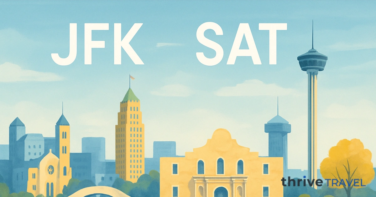 New York to San Antonio