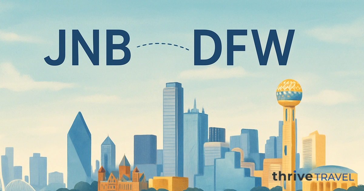 Johannesburg to Dallas