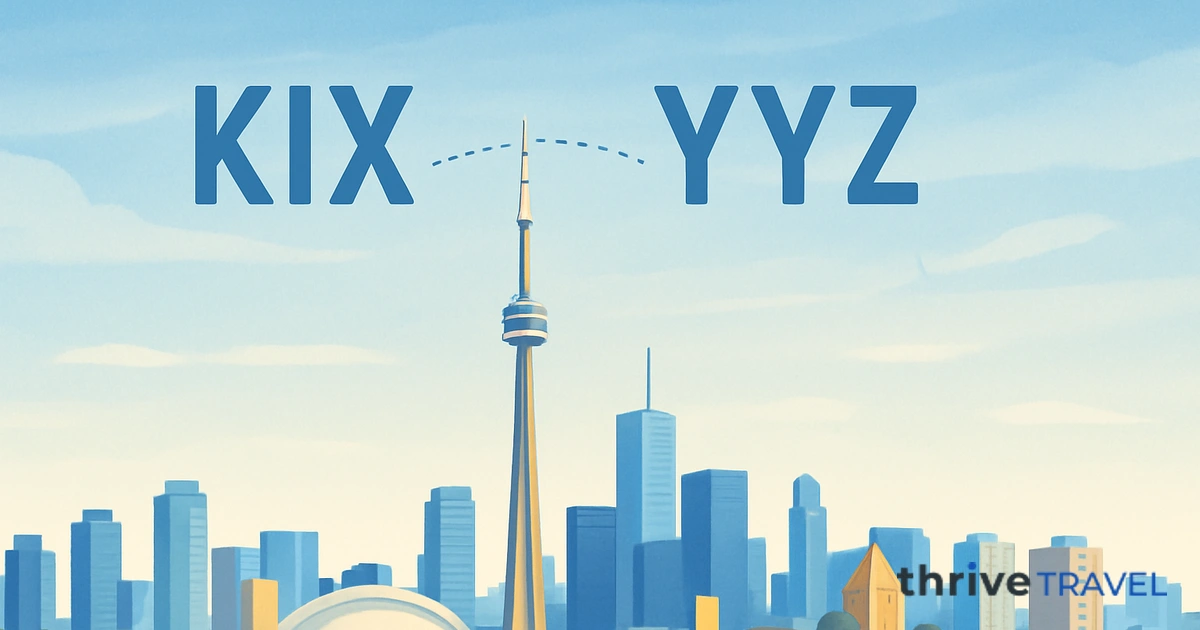 Osaka to Toronto