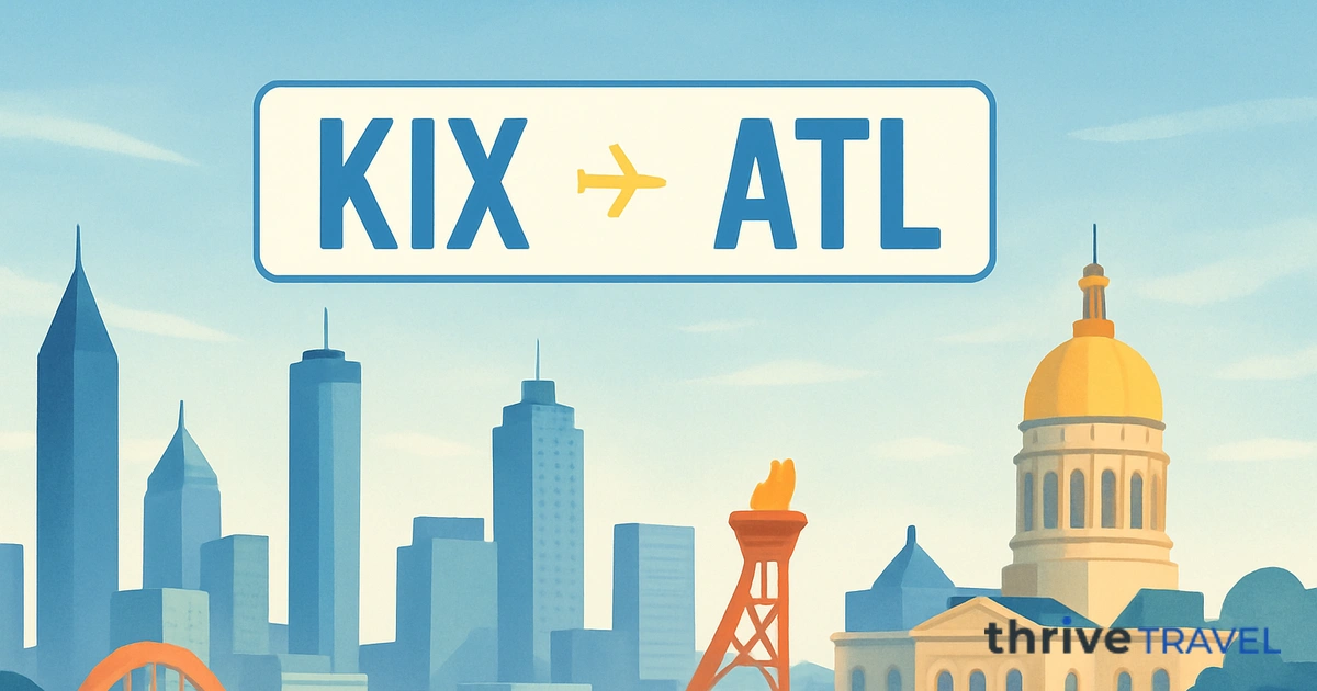 Osaka to Atlanta