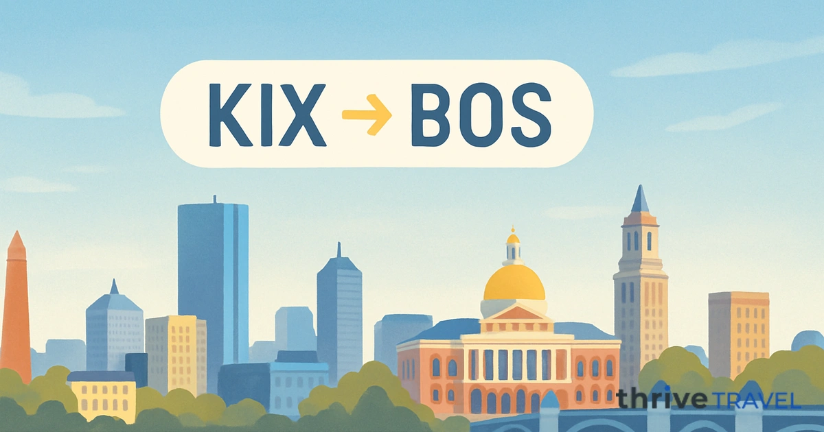 Osaka to Boston