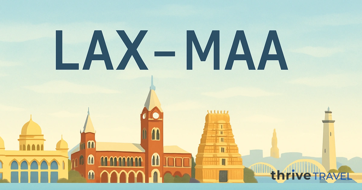 Los Angeles to Chennai