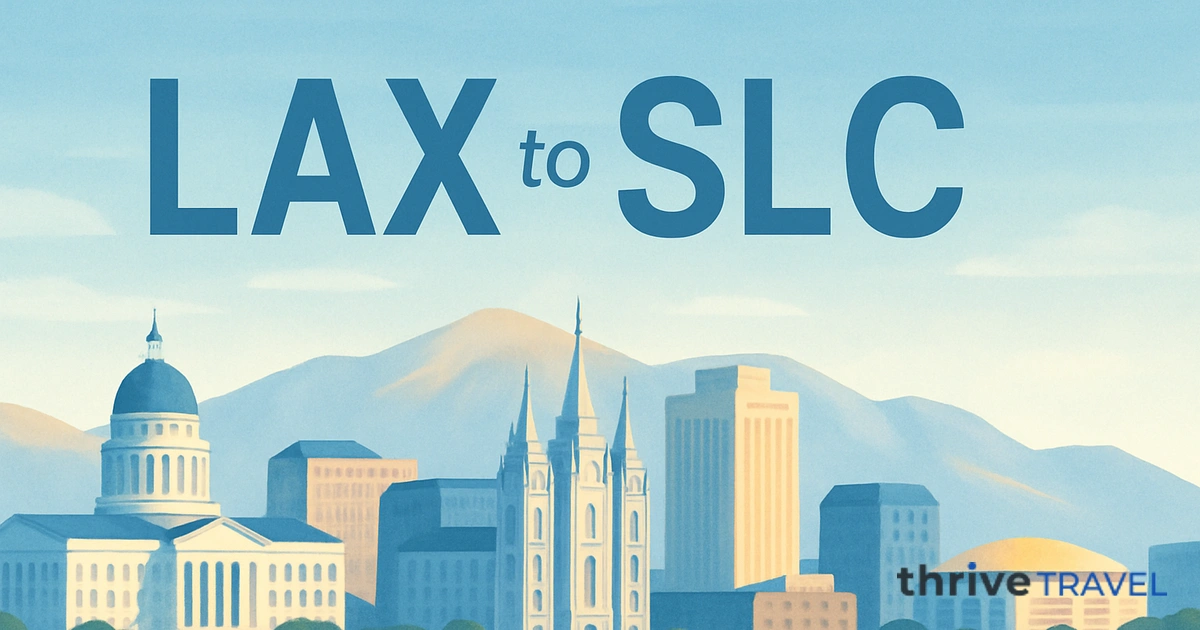 Los Angeles to Salt Lake City