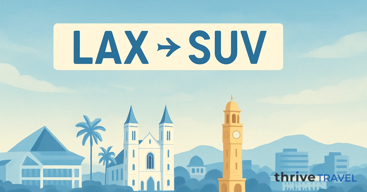 Los Angeles to Suva