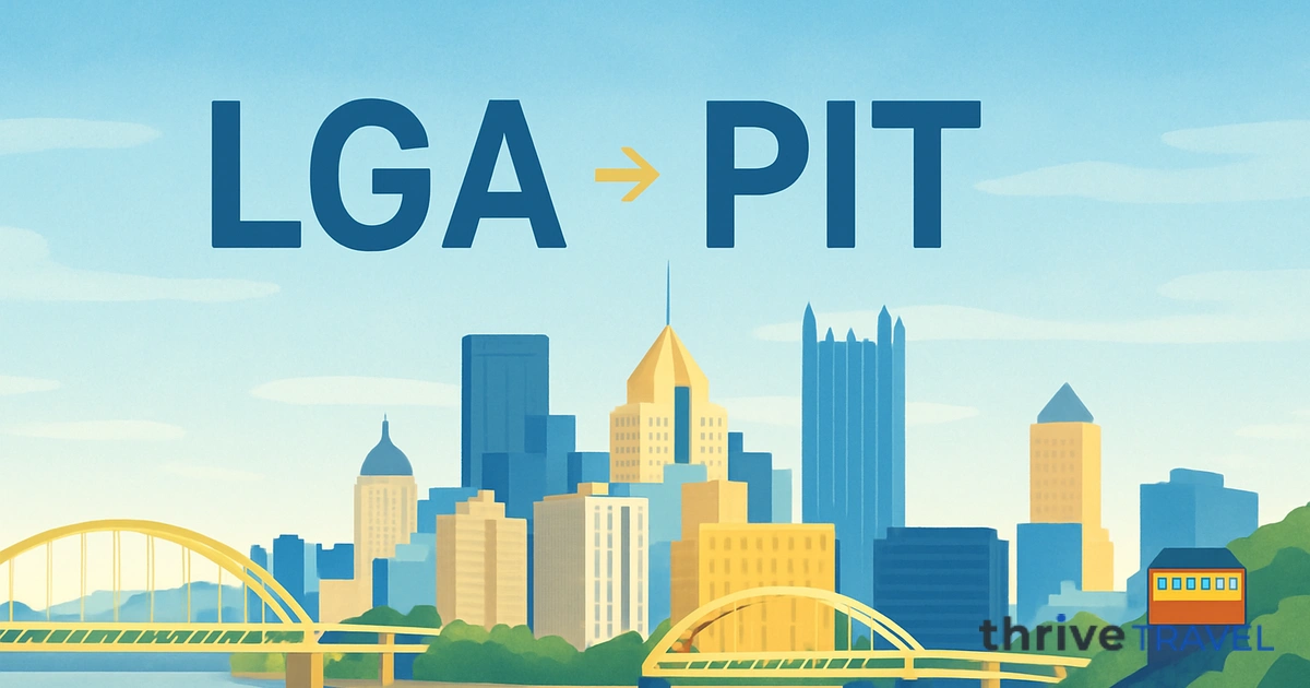 New York to Pittsburgh