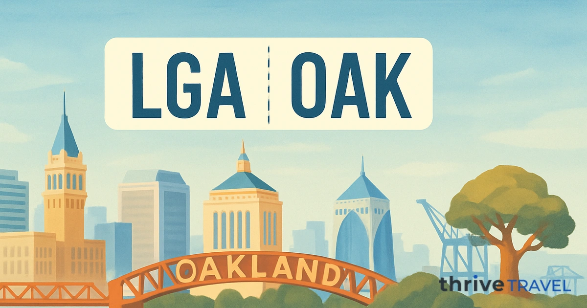 New York to Oakland