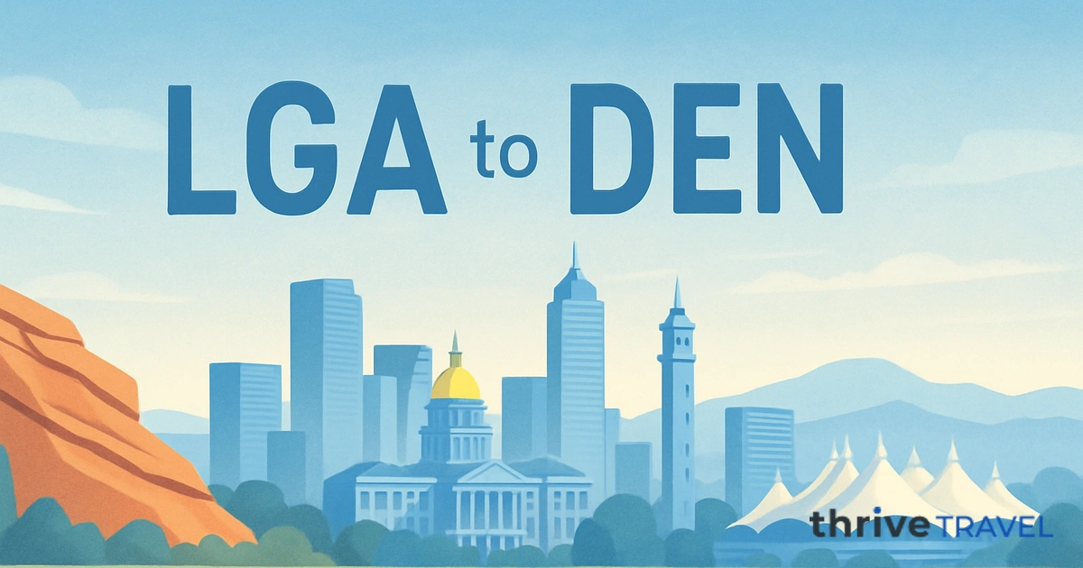 New York to Denver