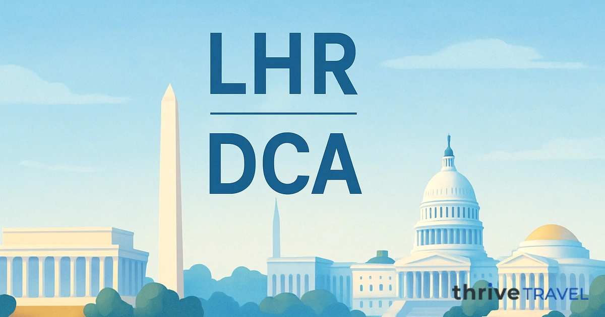 London to Washington, D.C.
