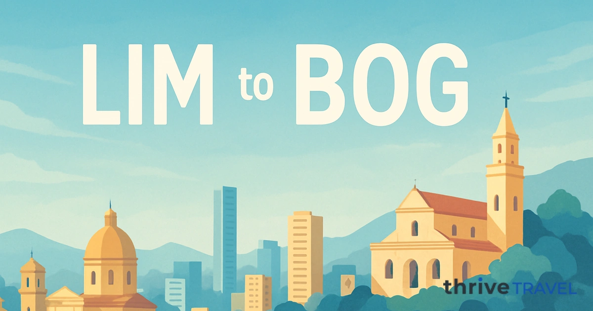 Lima to Bogota