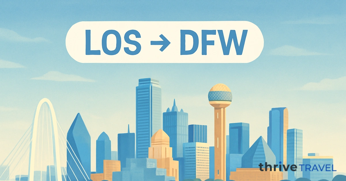 Lagos to Dallas