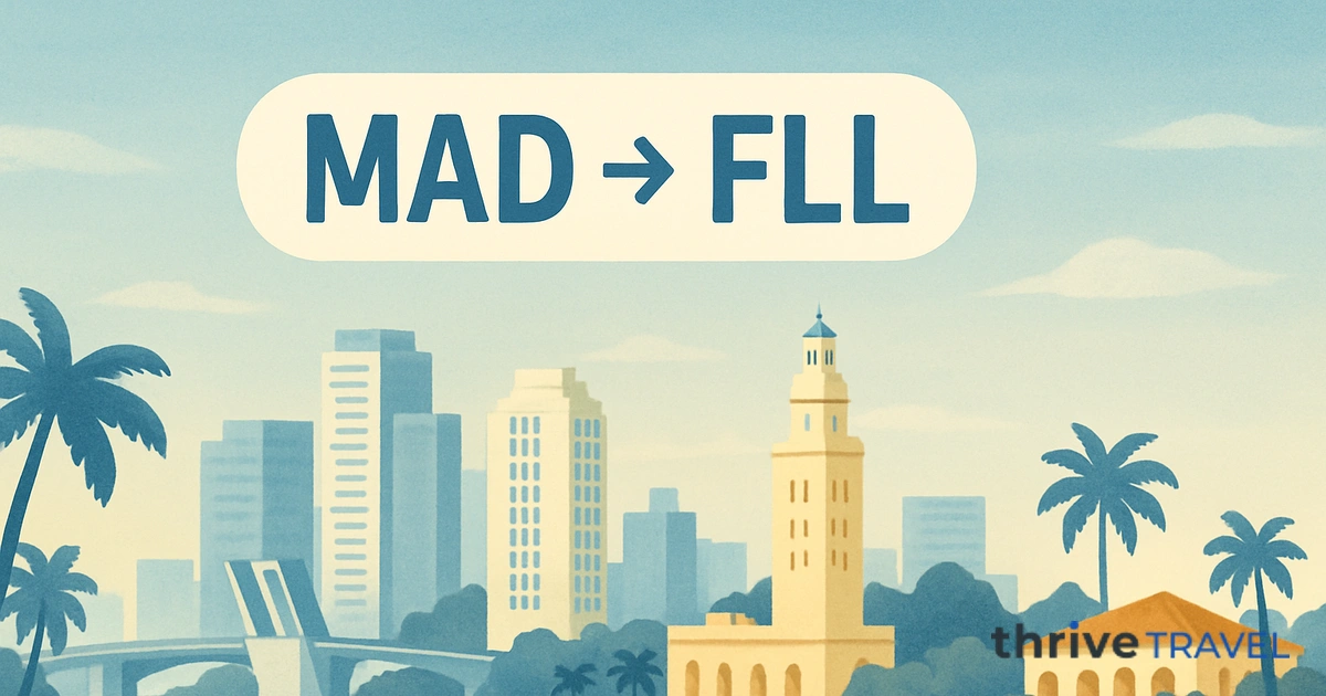 Madrid to Fort Lauderdale