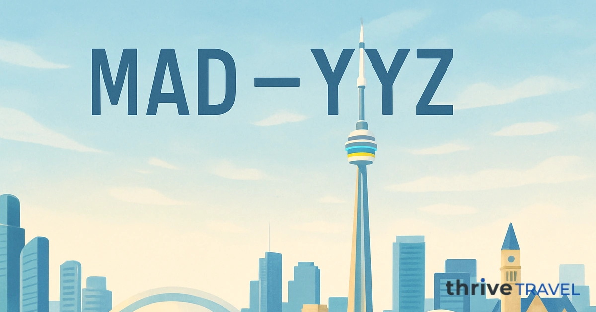 Madrid to Toronto