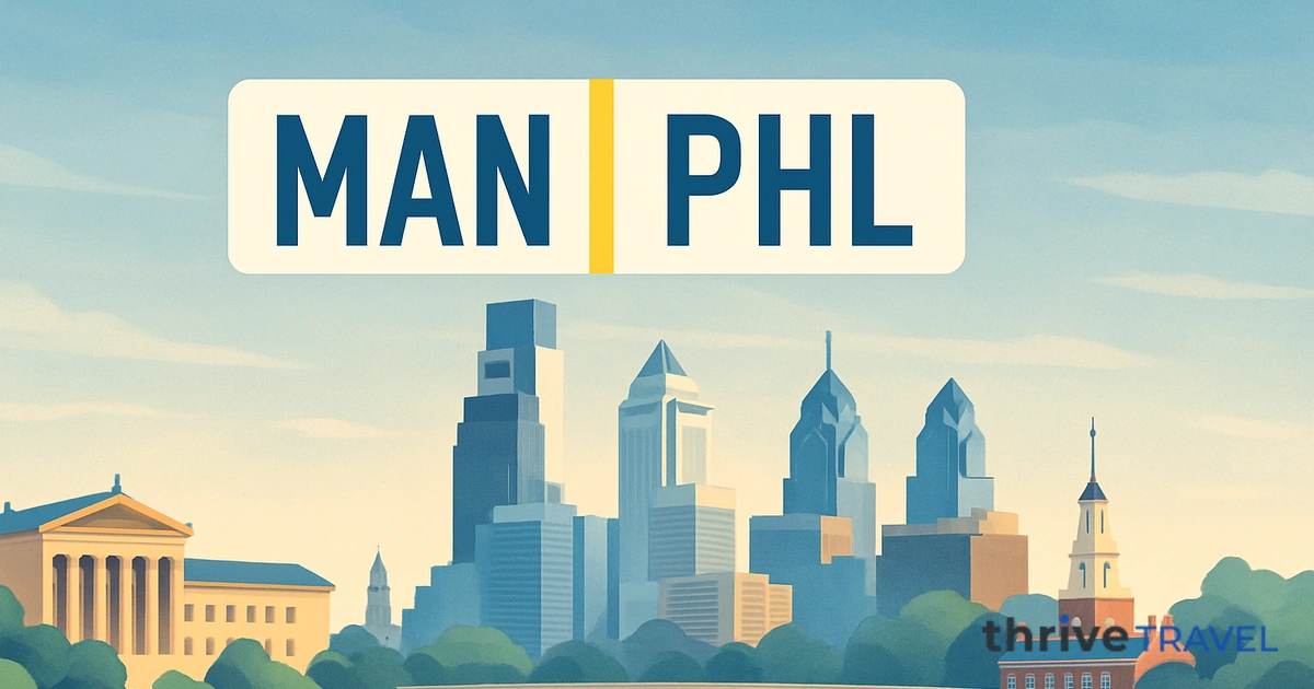 Manchester to Philadelphia