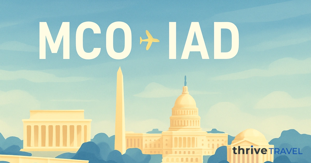 Orlando to Washington D.C.