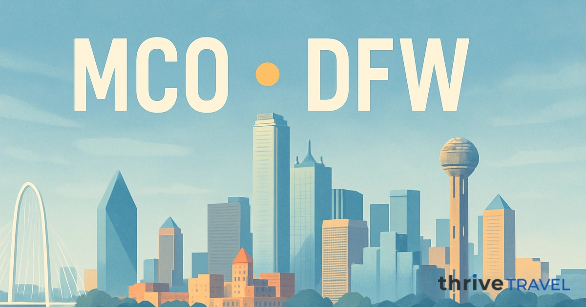 Orlando to Dallas
