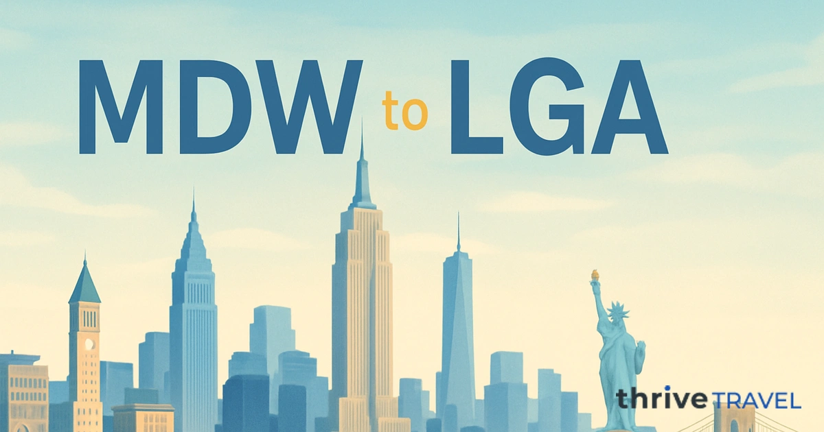 Chicago to New York