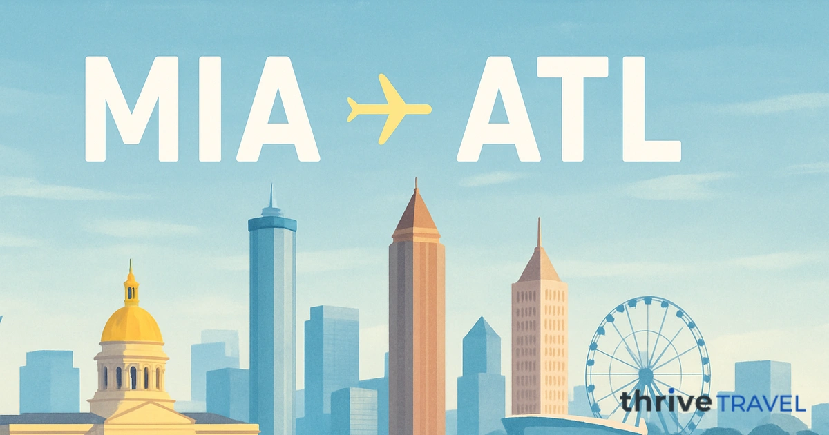 Miami to Atlanta