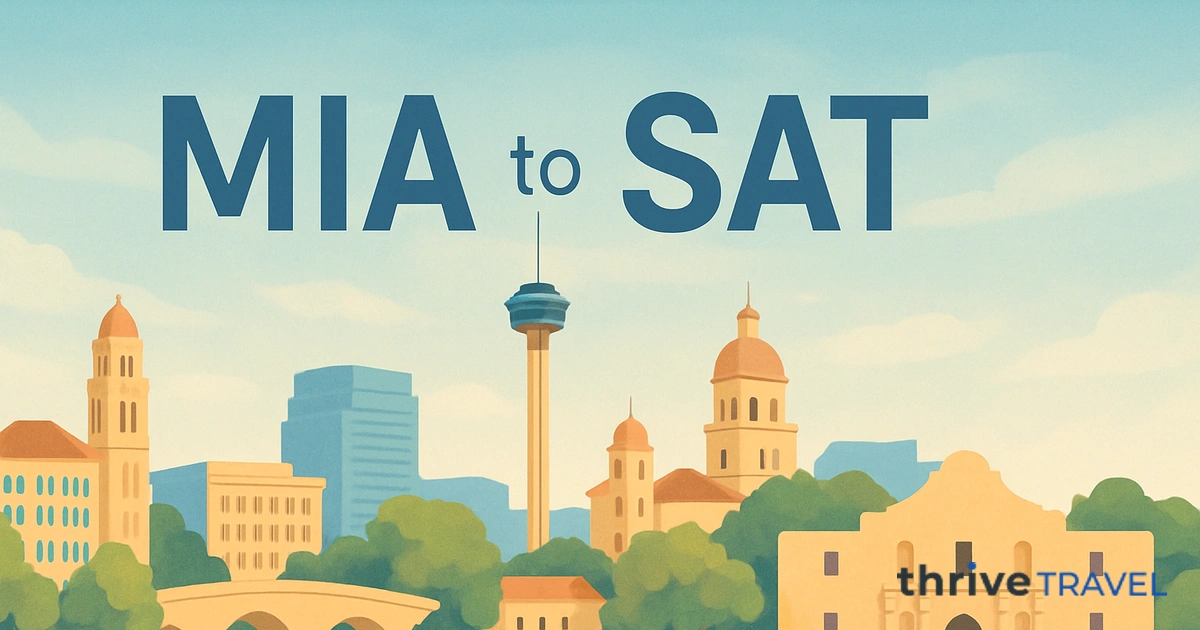 Miami to San Antonio