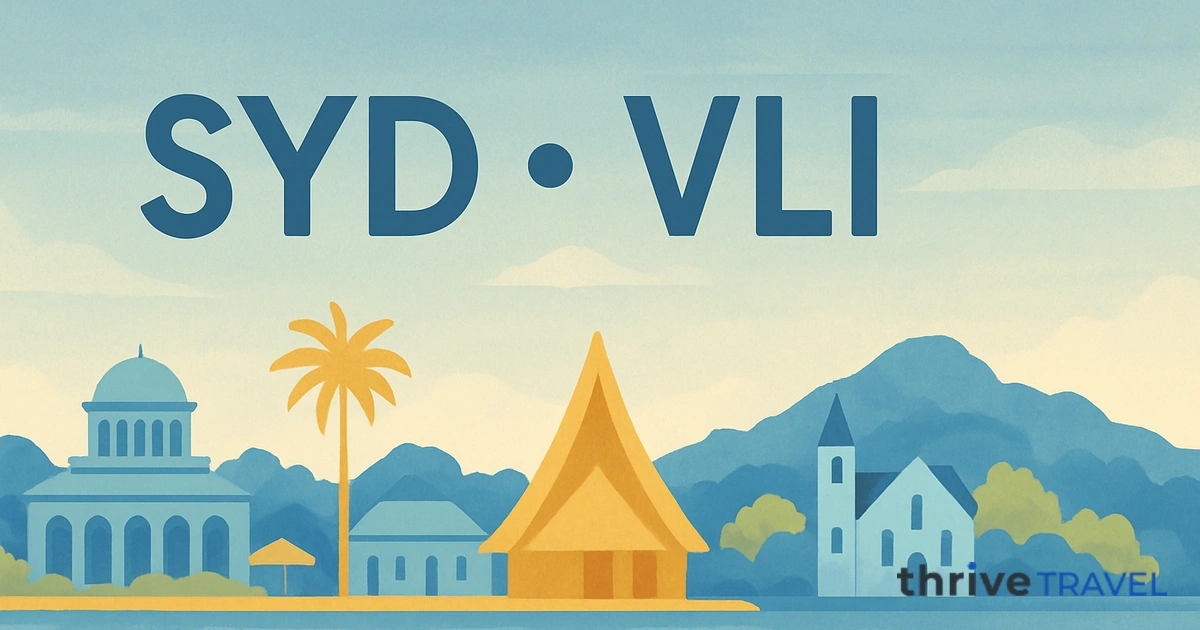 Sydney to Port Vila