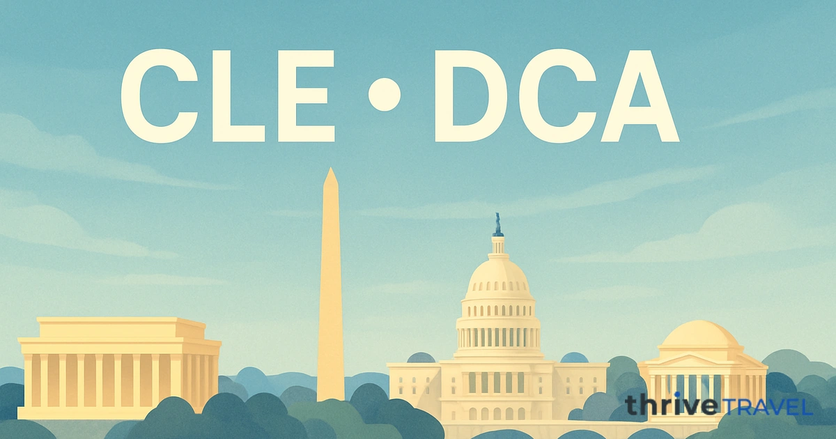 Cleveland to Washington