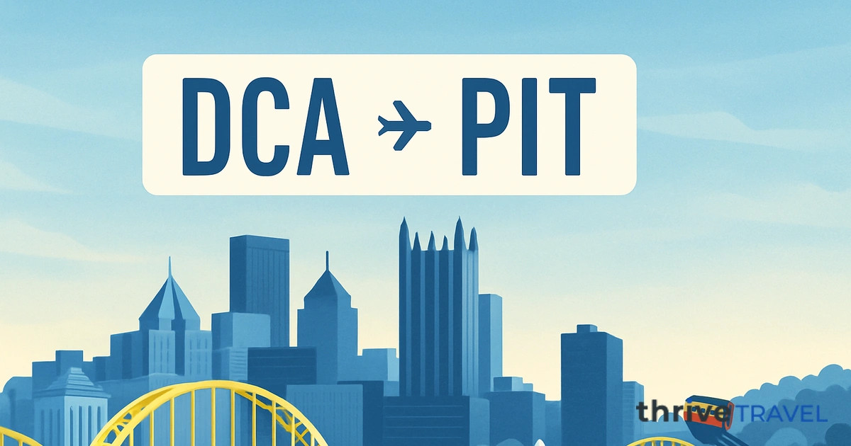 Washington to Pittsburgh
