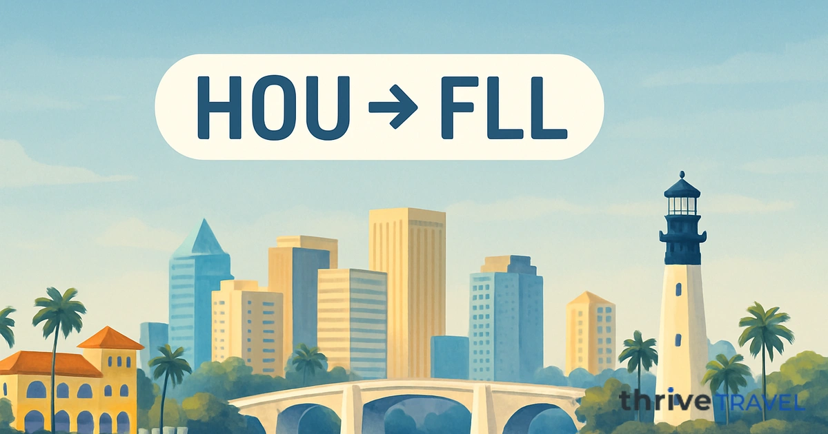 Houston to Fort Lauderdale