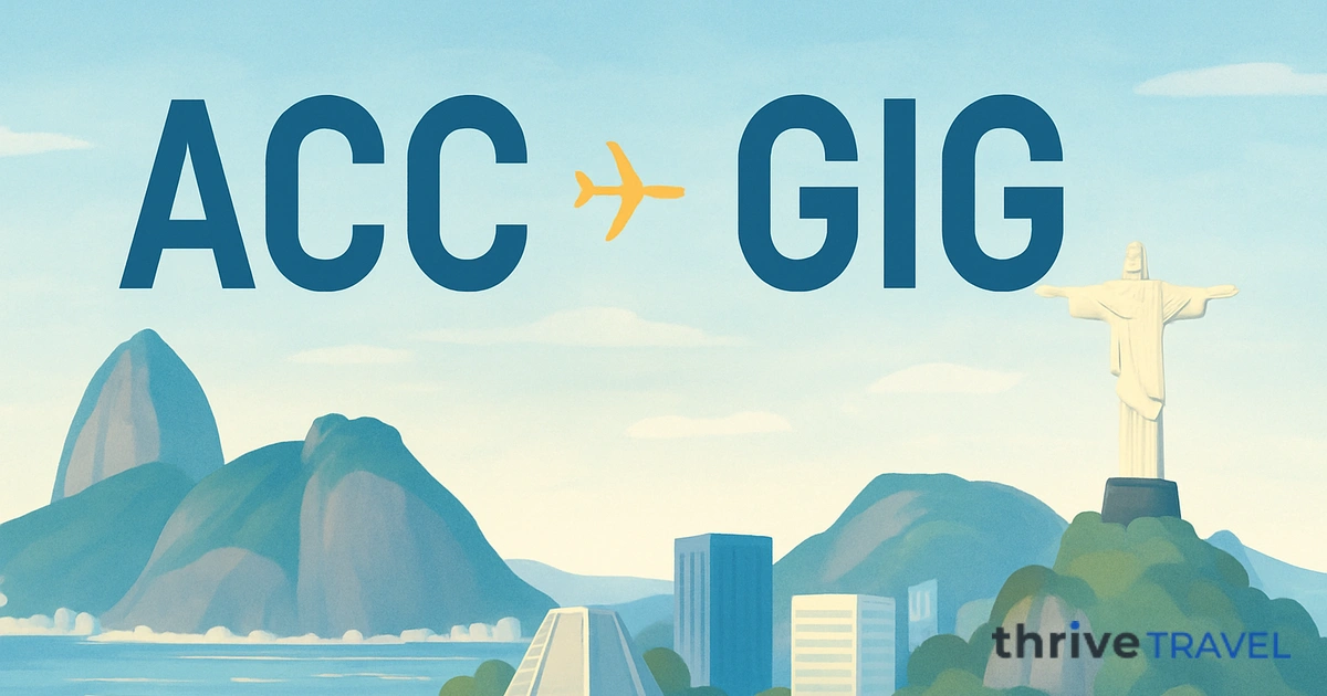 Accra to Rio de Janeiro