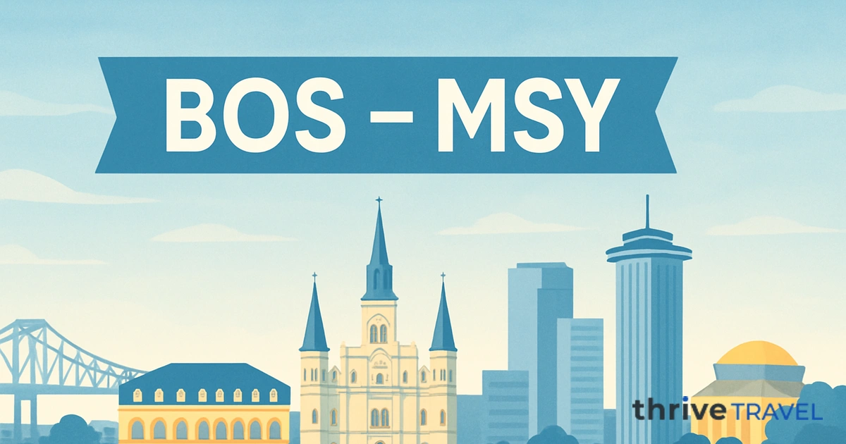 Boston to New Orleans