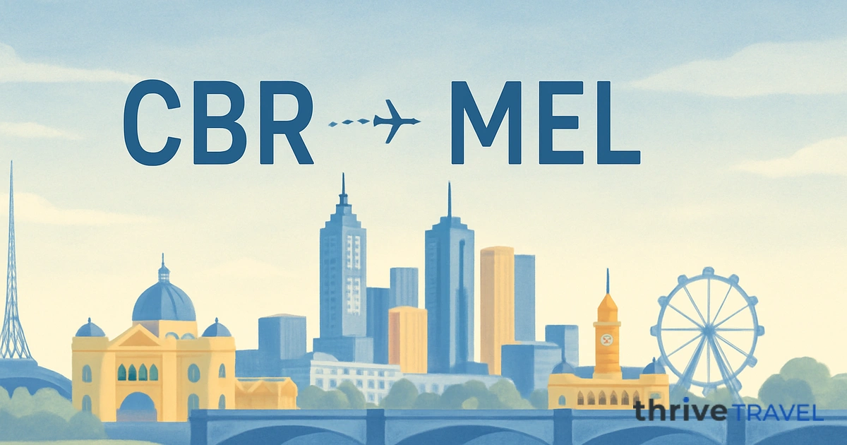 Canberra to Melbourne