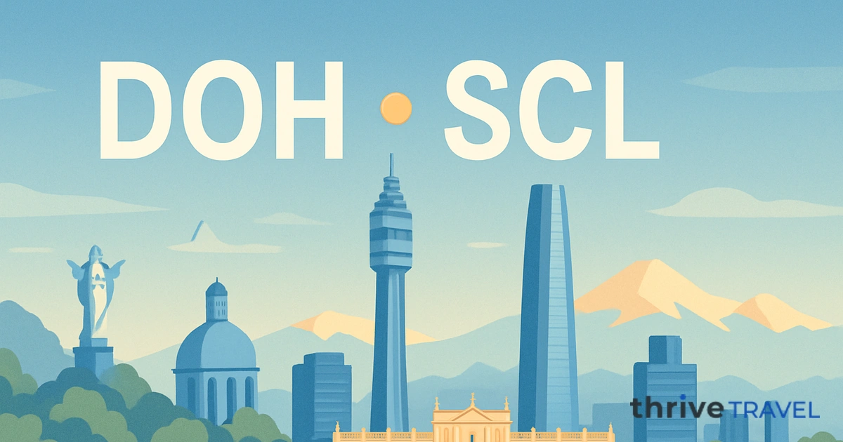 Doha to Santiago