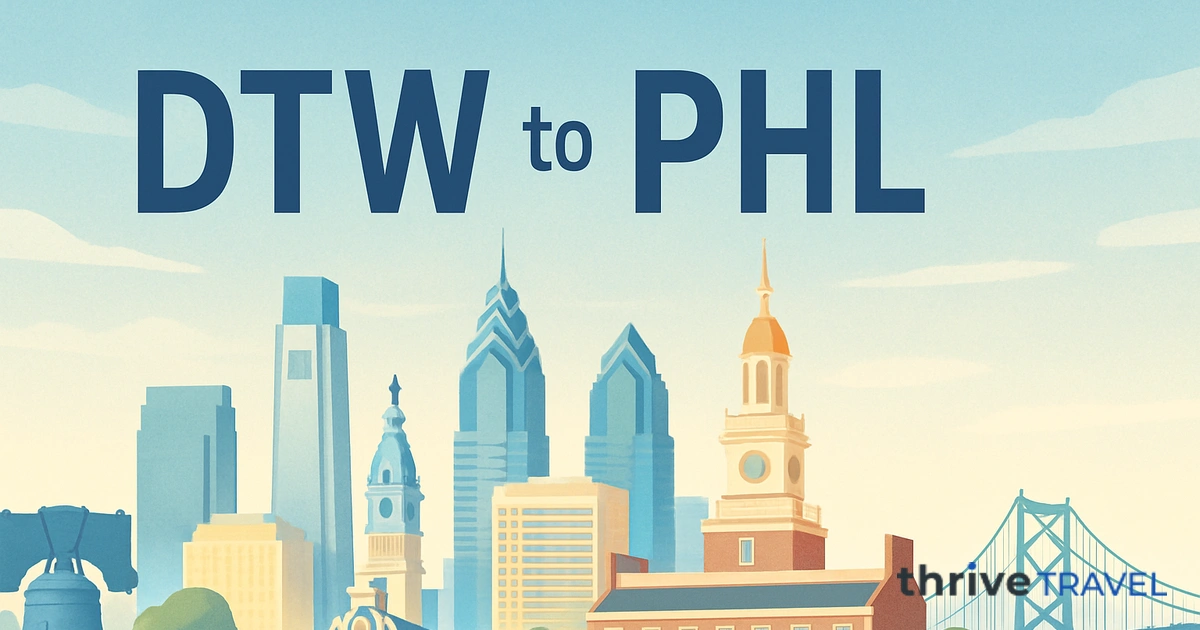 Detroit to Philadelphia