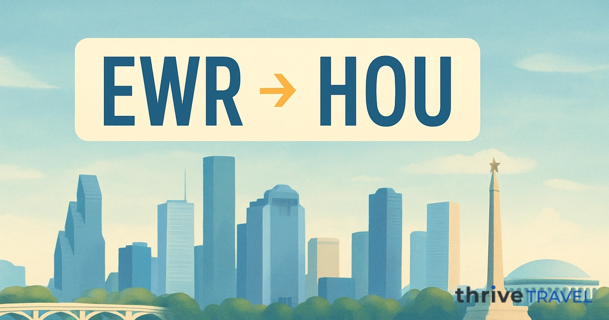 Newark to Houston