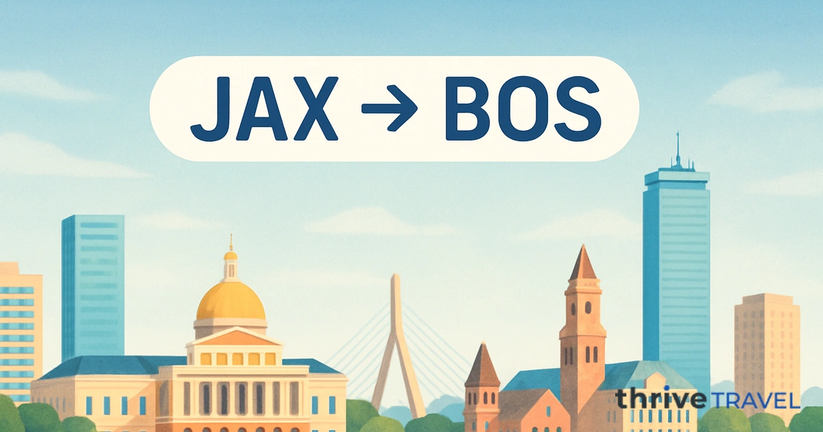 Jacksonville to Boston