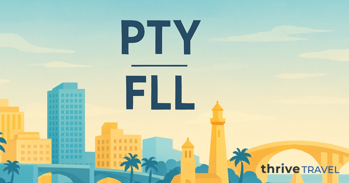 Panama City to Fort Lauderdale