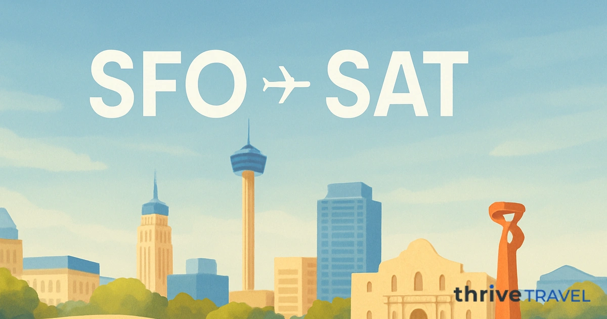 San Francisco to San Antonio