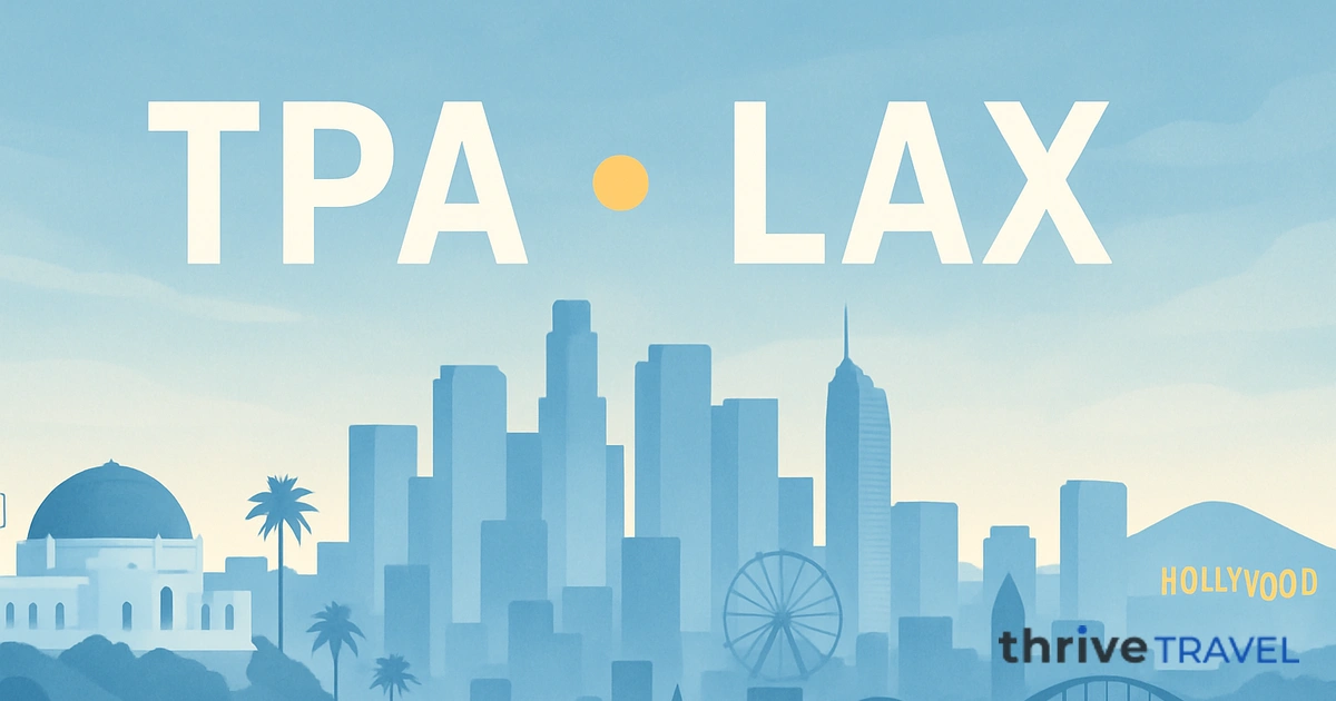 Tampa to Los Angeles