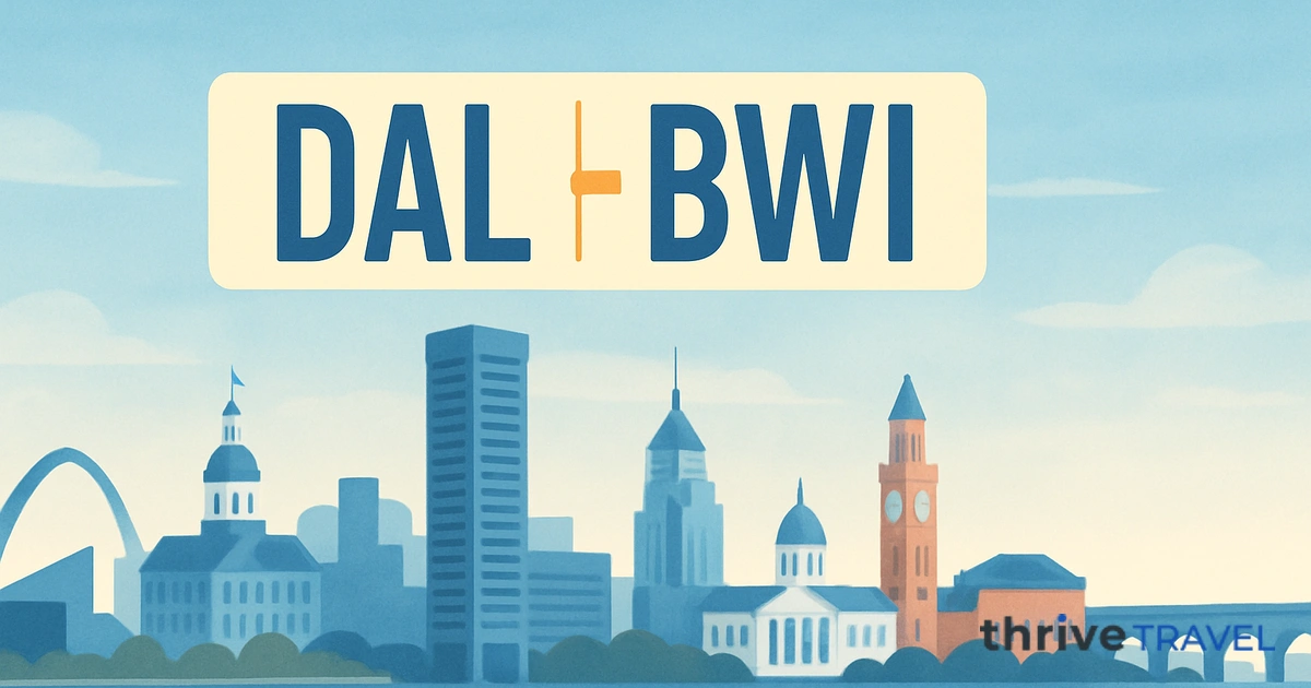 Dallas to Baltimore