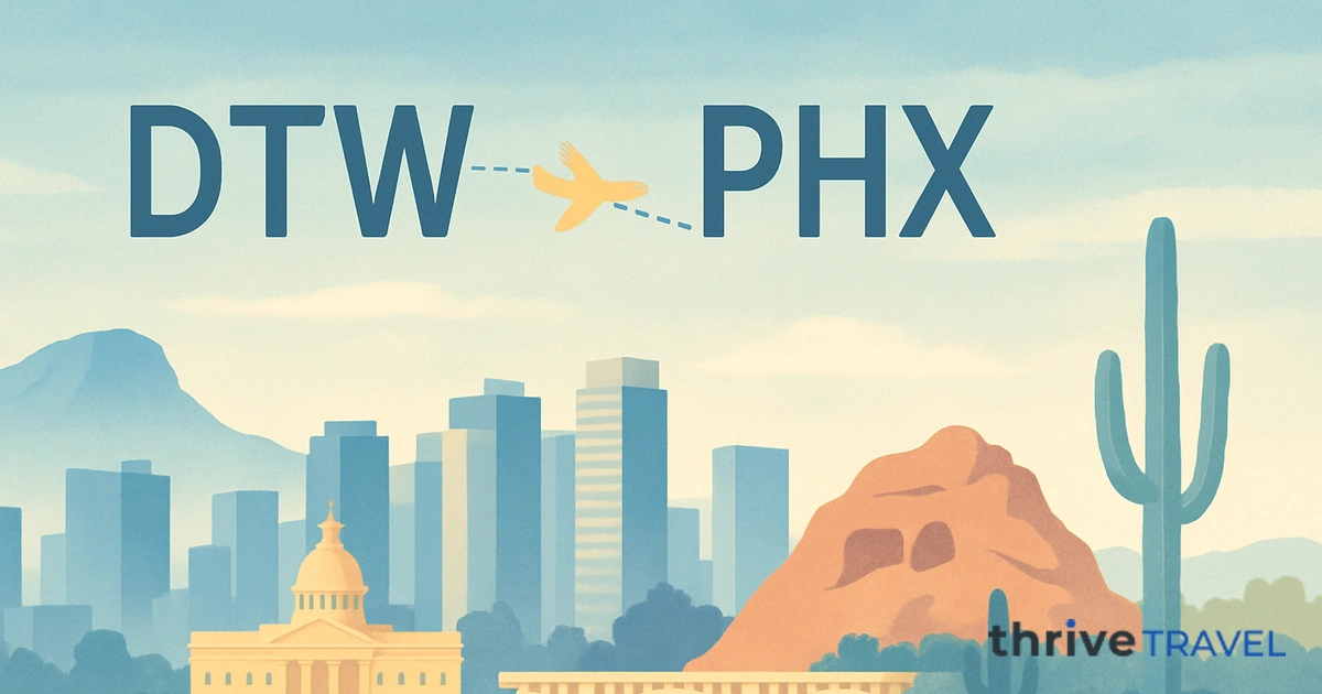 Detroit to Phoenix