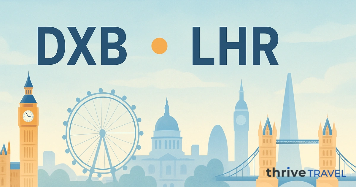 Dubai to London