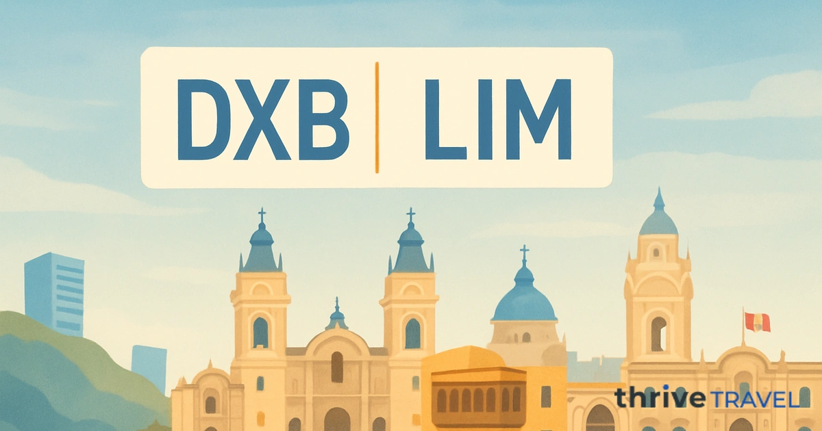 Dubai to Lima