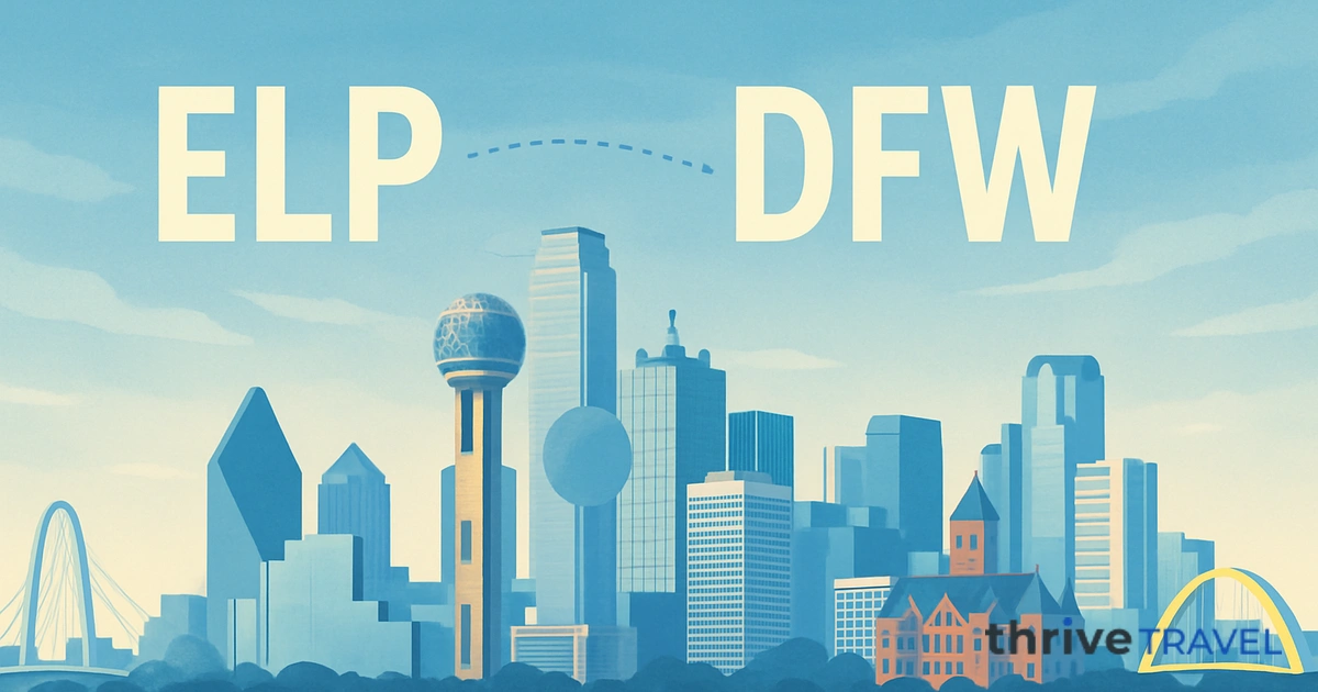 El Paso to Dallas