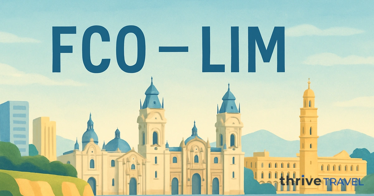 Rome to Lima