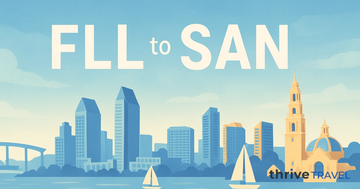 Fort Lauderdale to San Diego