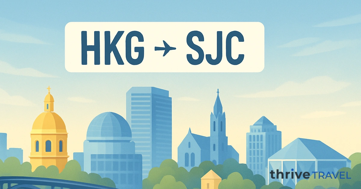 Hong Kong to San Jose